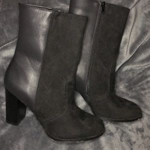 Chunky Heeled Boots, size 11 US